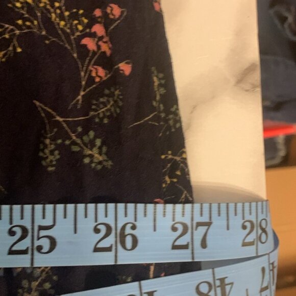 George Navy Blue Floral Cold Shoulder Top - Picture 7 of 8